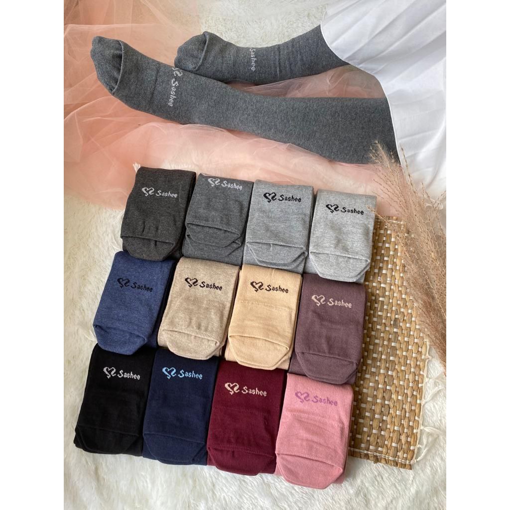 [READY] KAOS KAKI WUDHU SELUTUT BY SASHEE/ KAOS KAKI WUDHU POLOS MUSLIMAH CANTIK/ KAOS KAKI NYAMAN/ 