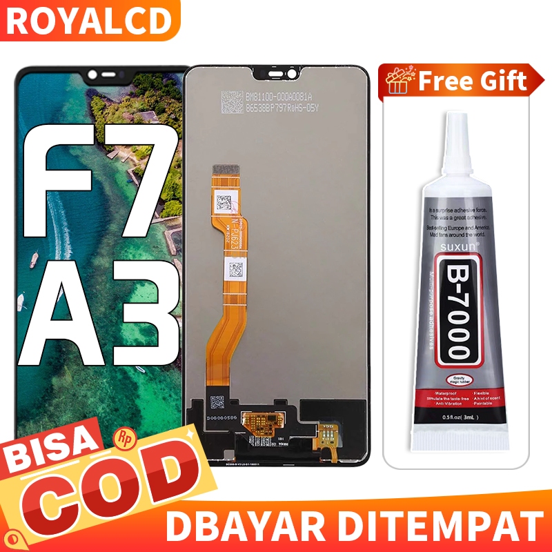 【ORIGINAL 100%】LCD OPPO F7/CPH 1819/A3/CPH 1812 Original COMPLETE Fullset layar hp Touch screen
