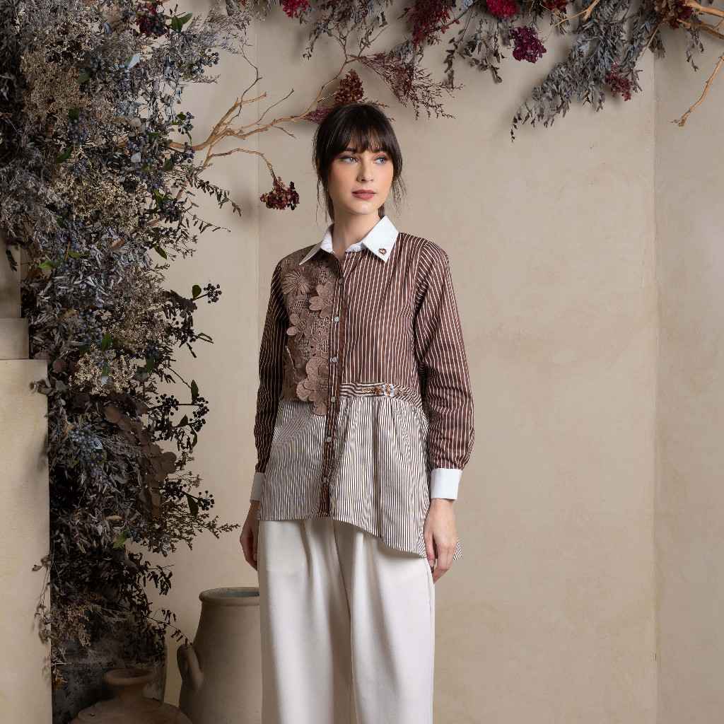 VAIA Atelier - Atasan Kemeja Wanita Celia