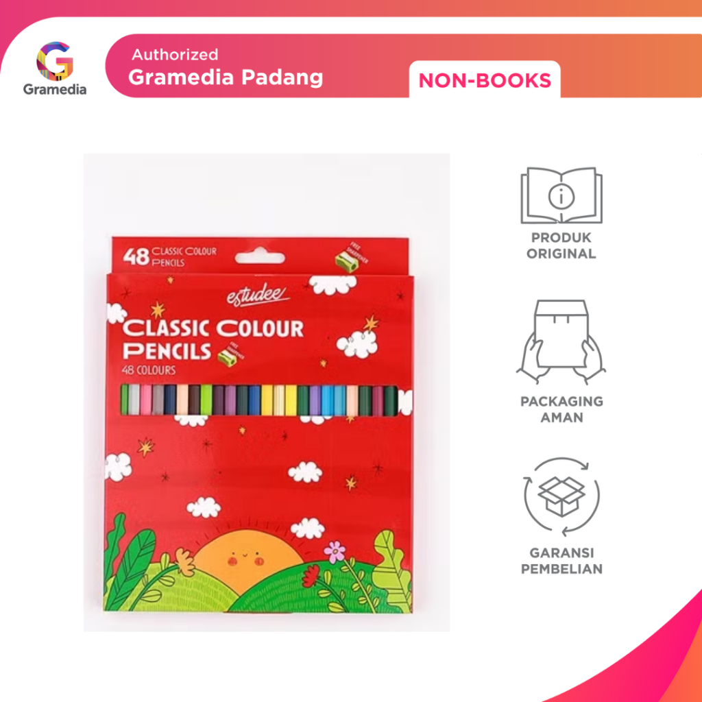 

Gramedia Padang - Estudee Classic Color Pencil 48 Es-Pcl48