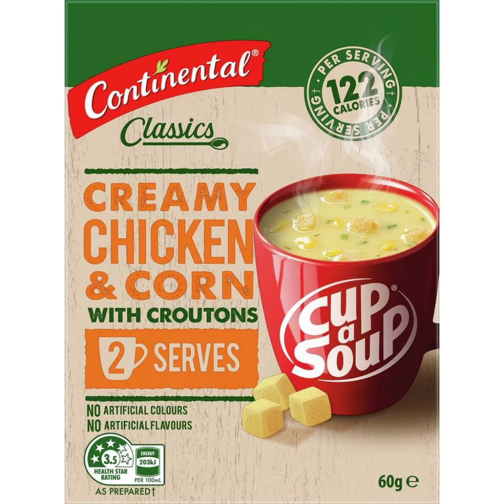 

Continental Classic Cup A Soup Creamy Chicken & Corn