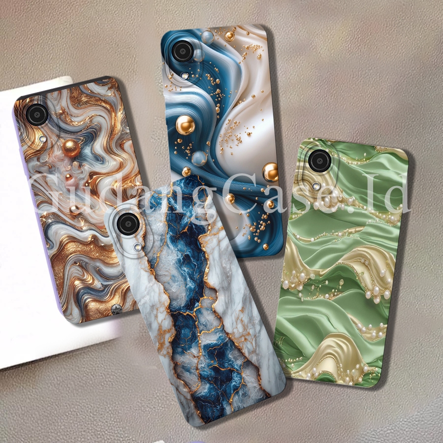 Softcase Samsung A03 Core Case Procamera Motif Gelombang Marble