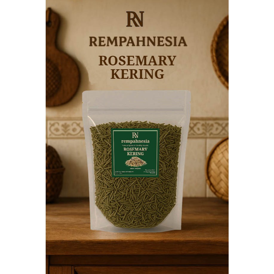 

Rosemary kering USA 400 GRAM / daun rosemary grade A 400 GR / rosemary penumbuh rambut 400GR / obat alopecia
