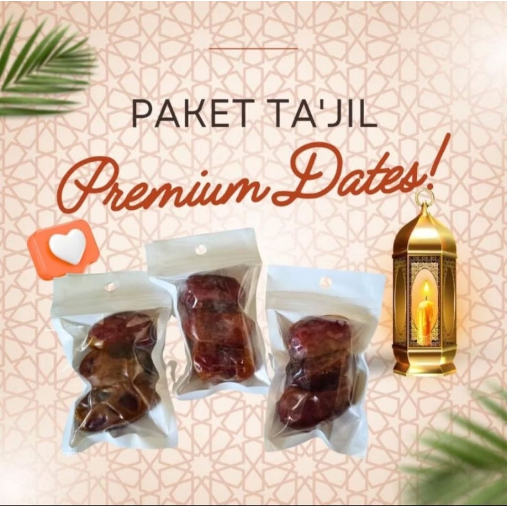 

KURMA isi 3 Butir / Paket Ta'jil / Paket Berbuka Puasa
