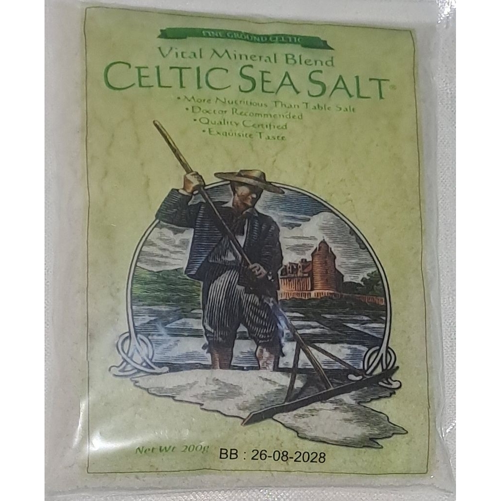 Celtic sea salt fine 200g halus ori