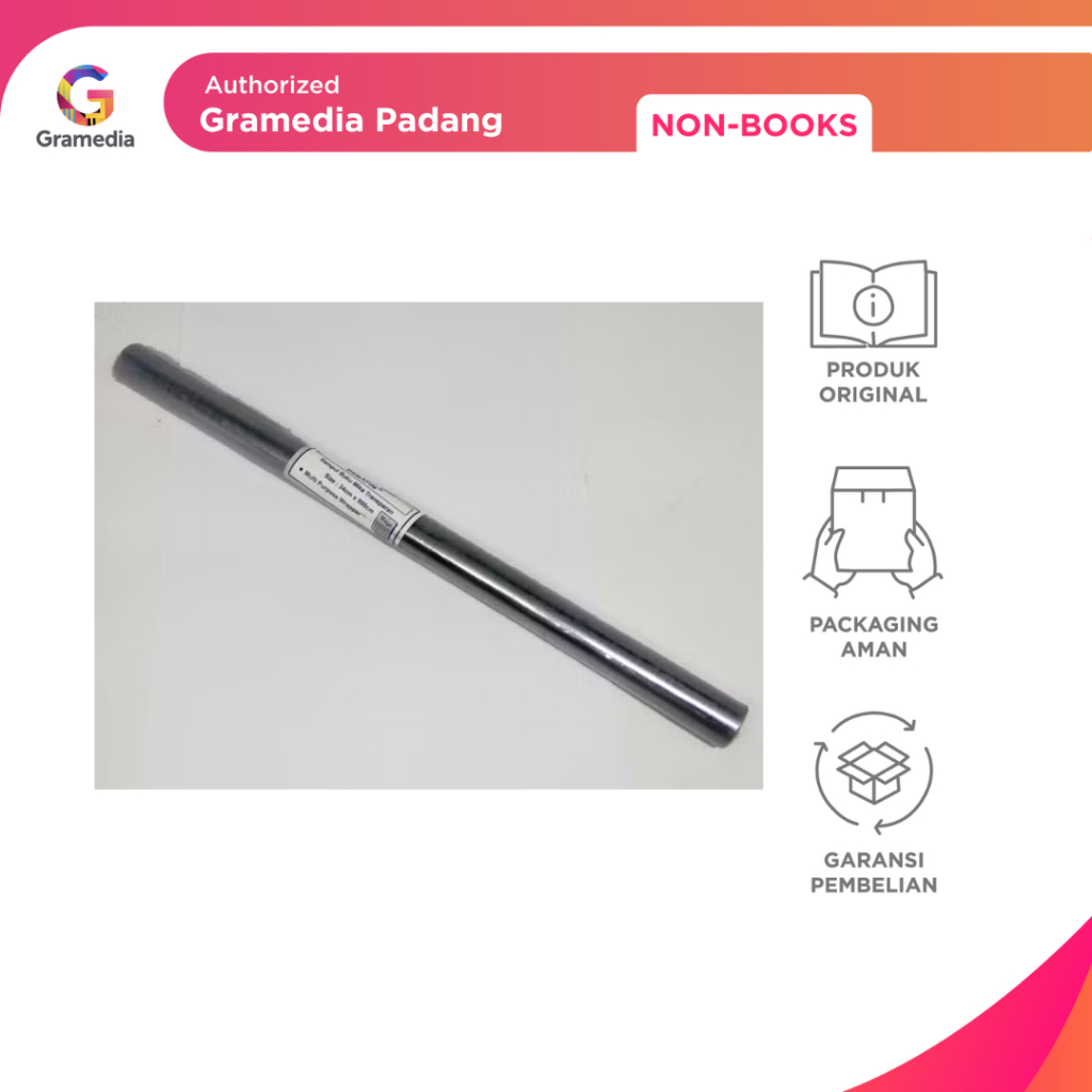 

Gramedia Padang - Sampul Mika 34x500Cm/Roll