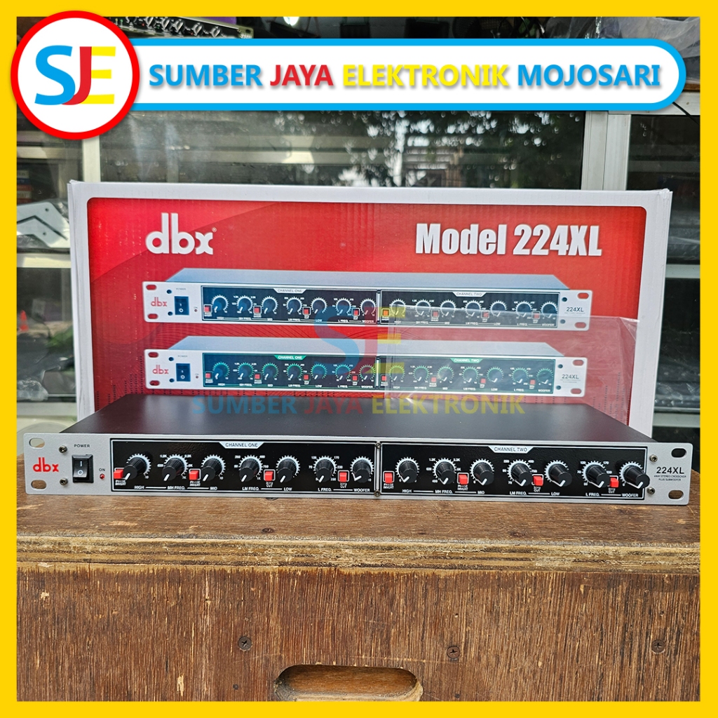 Crossover DBX 224 XL 4 Way + Subwoofer