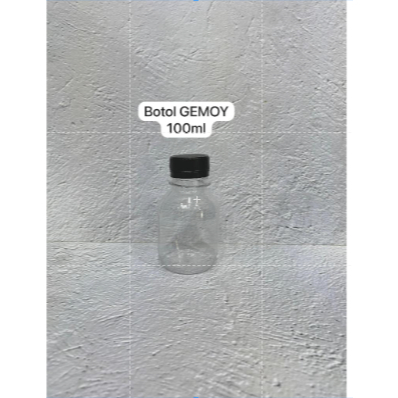 Botol GEMOY 100ml LN / Botol plastik kecil / botol fla/ jus dll isi 10pcs