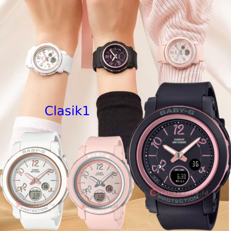 Original 100%Casio BABY-G BGA-290RA-1ADR Jam Tangan Wanita BabyG BGA290 Original BGA-290RA-1A BGA290