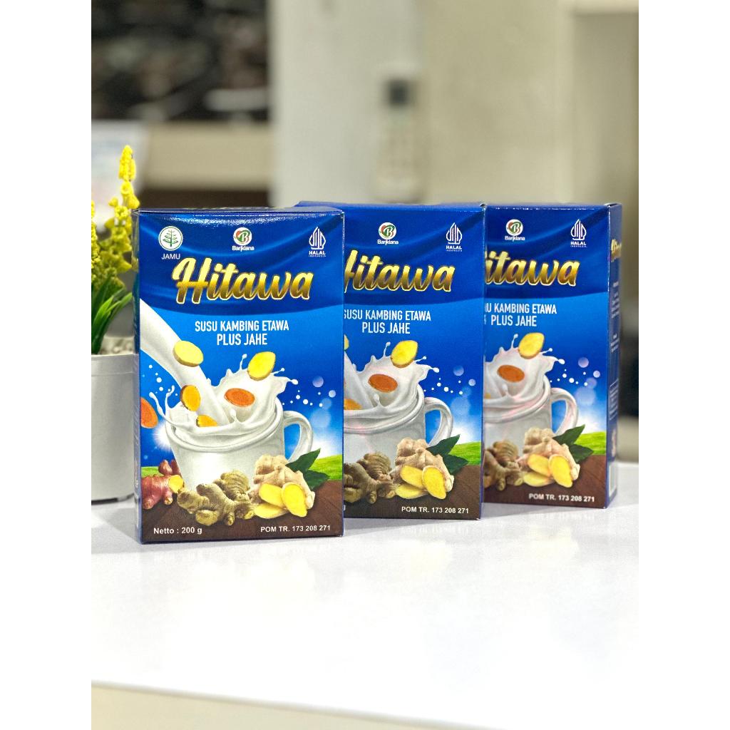

PAKET 3 BOK HITAWA Susu Kambing Plus Jahe merah dan Kunyit