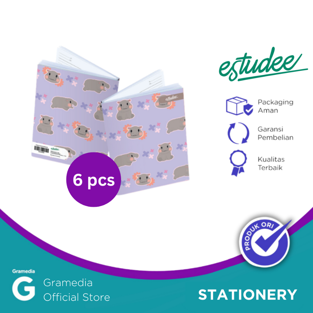 

Gramedia Bengkulu - Estudee K B5 Fancy Pattern Isi 6