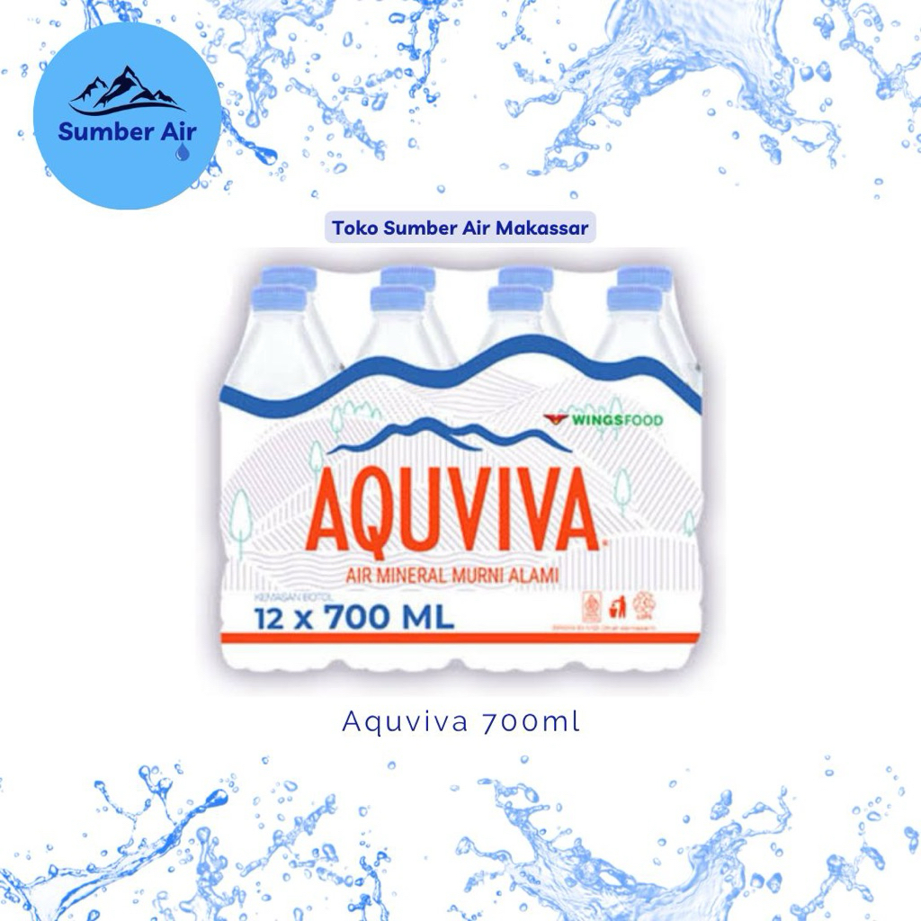 

Air Mineral Aquviva 700ml (1 pack isi 12)