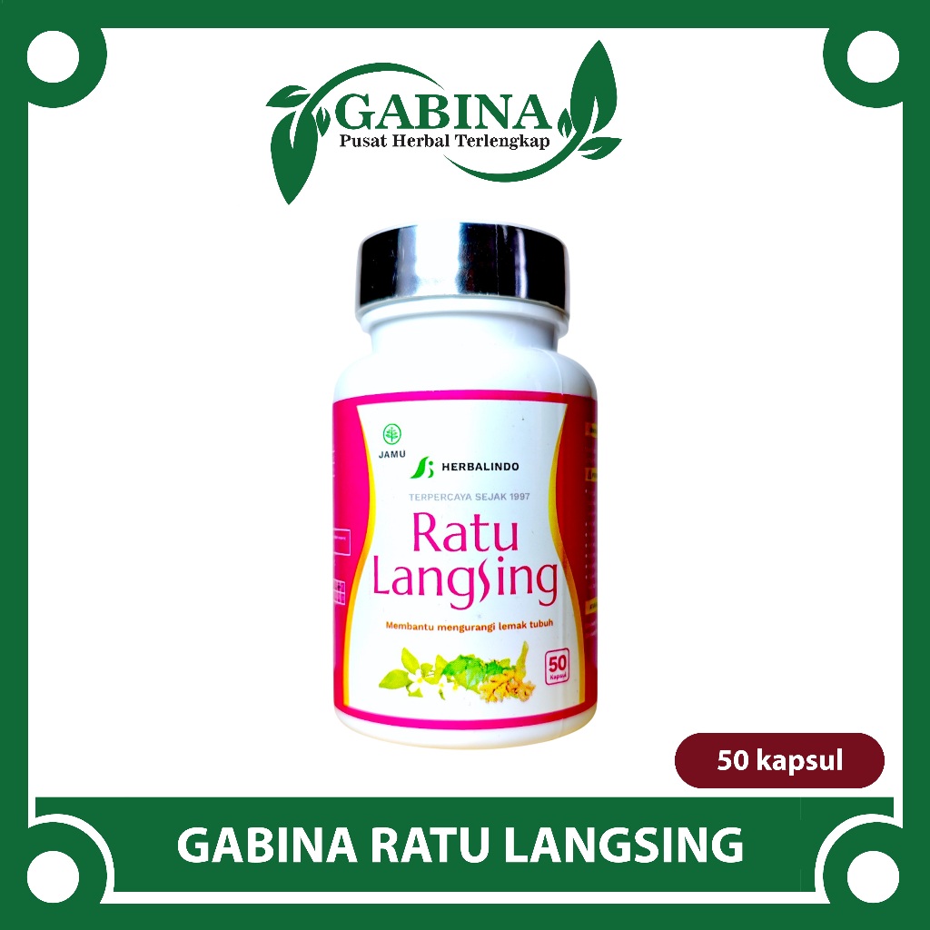 Ratu Langsing Pelangsing Herbal Alami | Ratu Langsing 50 Kapsul
