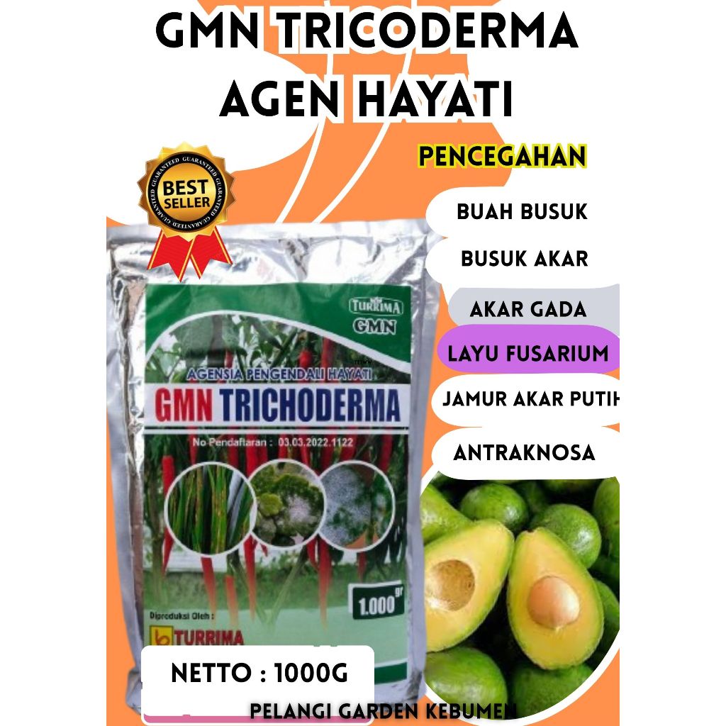 SOLUSI PETANI  Trichoderma Collectrichum, Trichoderma Ear Rot, Trichoderma Edophyte Isi 1kg