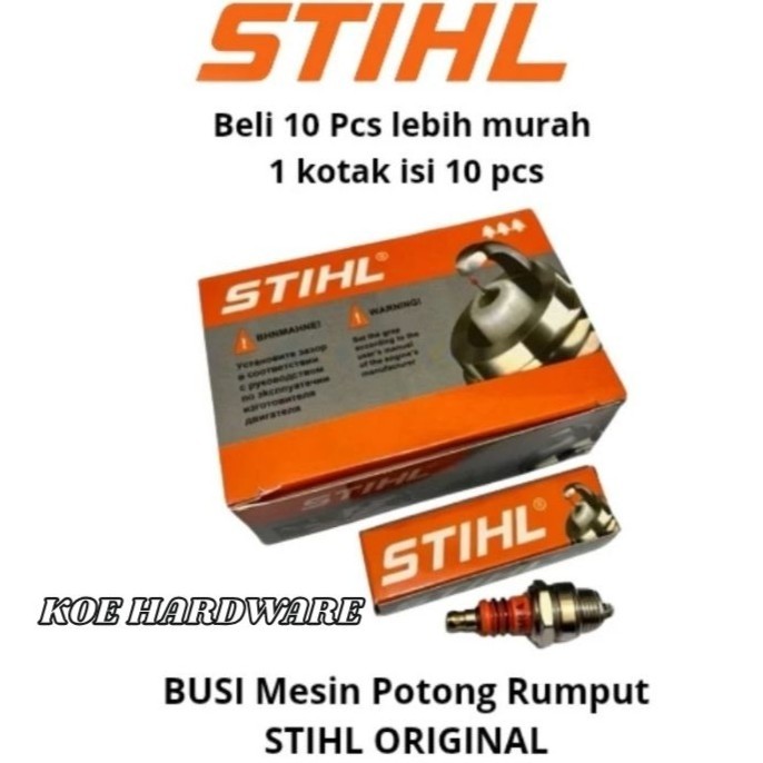 KoeHardware - Busi Mesin Potong Rumput STIHL ORIGINAL/Busi Mesin Rumput STIHL/Busi Mesin Potong Rump