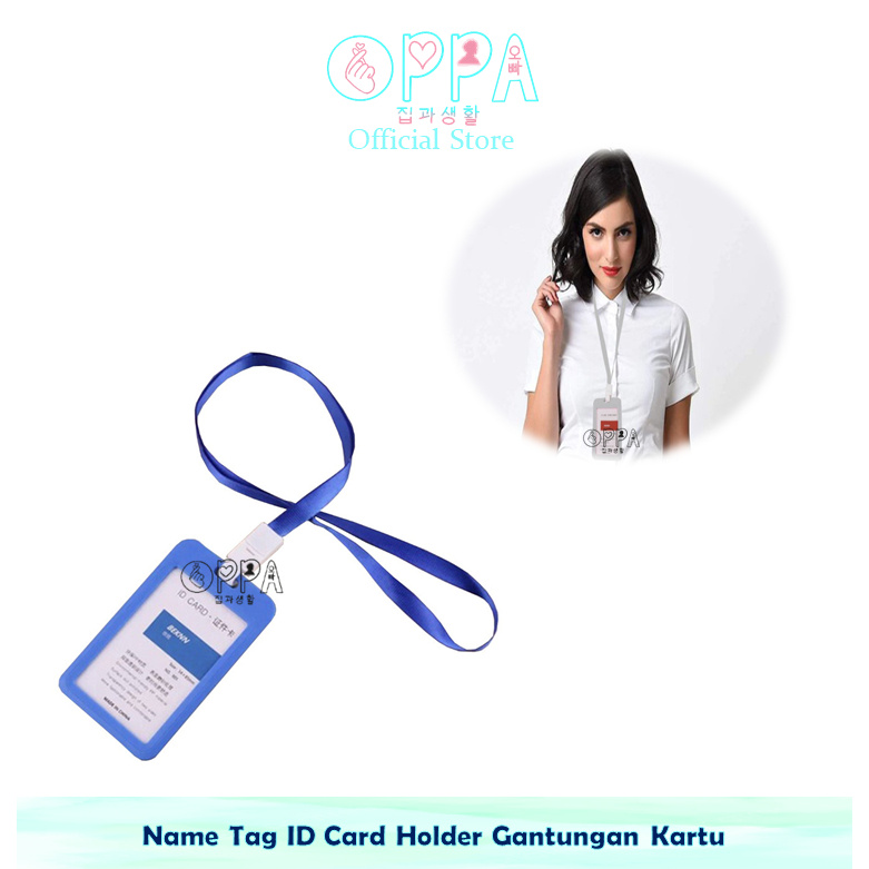 

OPPA - Name Tag ID Card Holder Polos – Gantungan Kartu Nama / Panitia Serbaguna