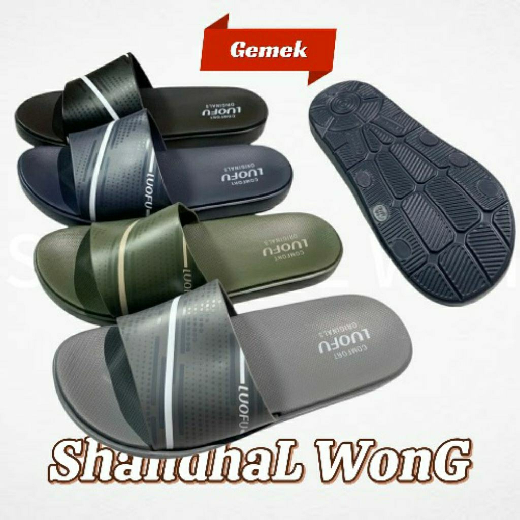 Sandal Luofu Selop Pria