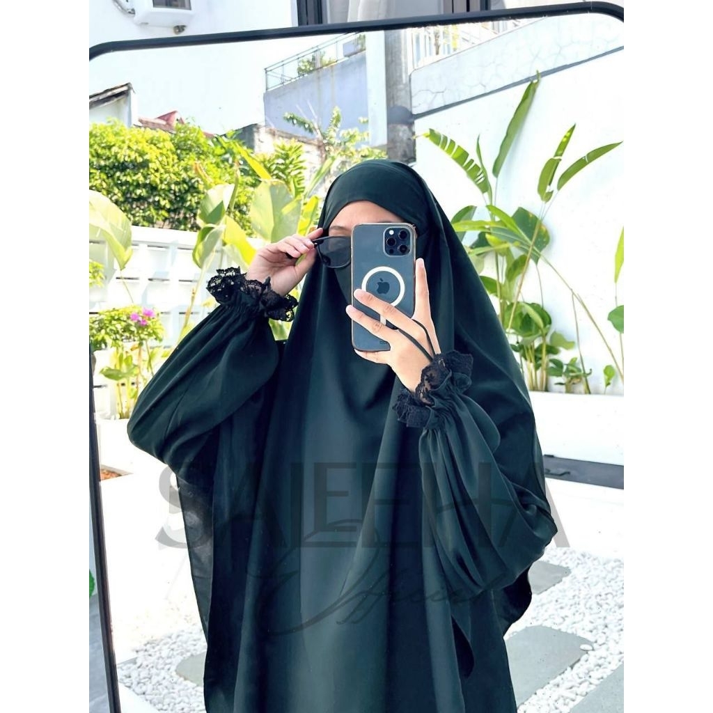 Abaya Jenaya Set [DARK FOREST] SALEEHA