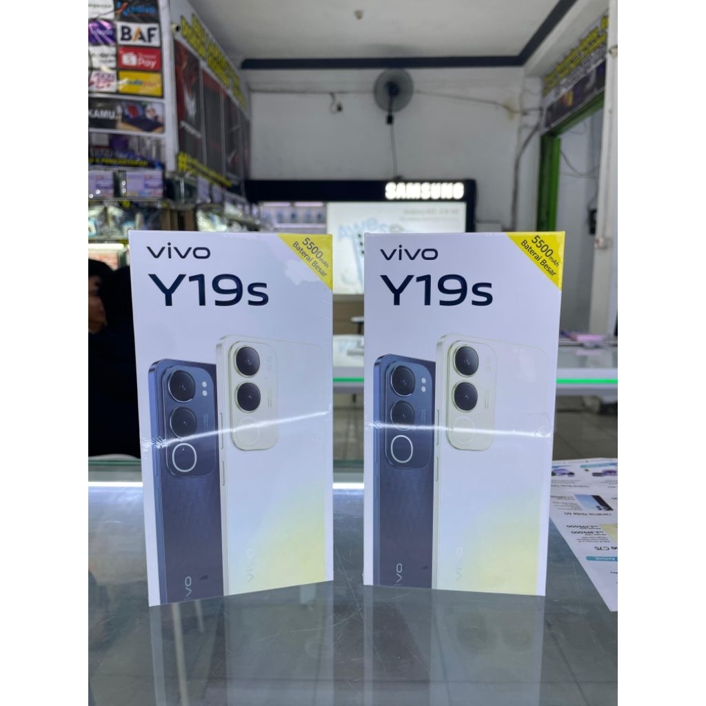 Vivo Y19s Pro 4/64 - 4/128 - 6/128 Gb. (50MP Kamera, IP64 Tahan Air, 6000 mAh + 44W Flashcharge) Bar