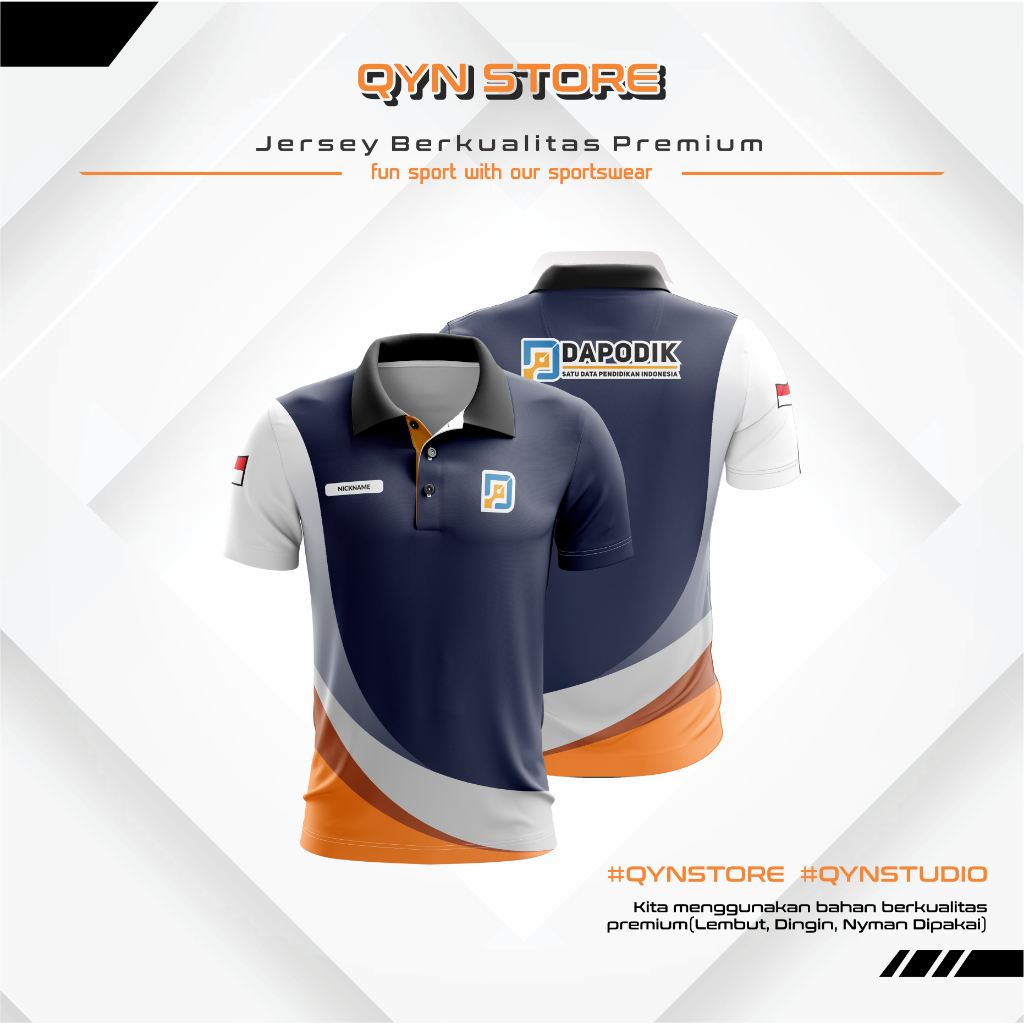 Kaos Operator Dapodik | Baju Operator Dapodik | Jersey Operator Dapodik | Seragam DAPODIK OPERATOR |