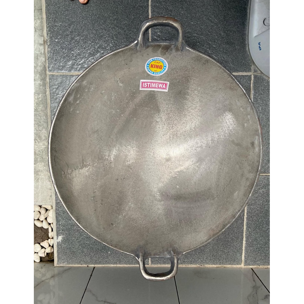 wajan besi baja No 20 diameter 50cm