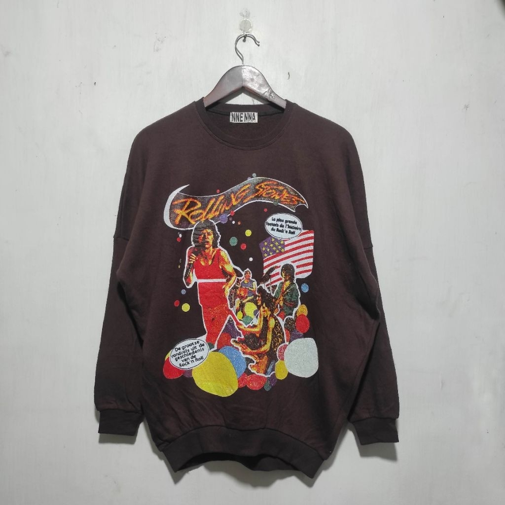 Switer Crewneck  NNE NNA Rolling Stone Size : M-L