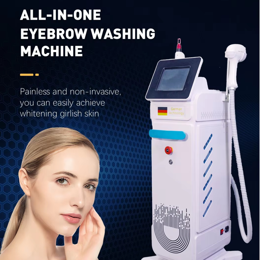 IPL+Pico Laser 2in1 Laser Picosecond IPL Laser Hair Removal BlackDoll Laser Penghilang Flek Alat Hap