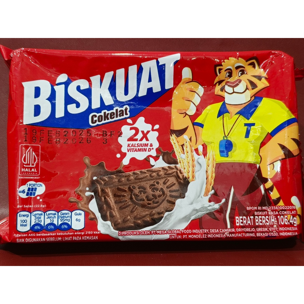 

Biskuat Biskuit Cokelat / Original 106g