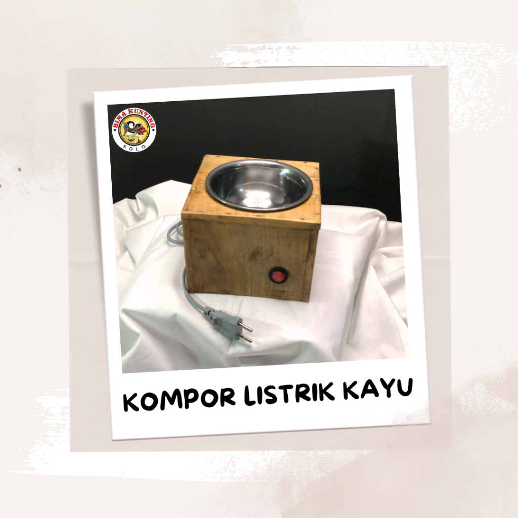 Kompor Listrik Batik Kayu