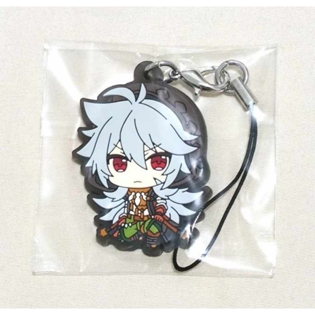 Genshin Impact Rubber Starp Keychain Razor Official