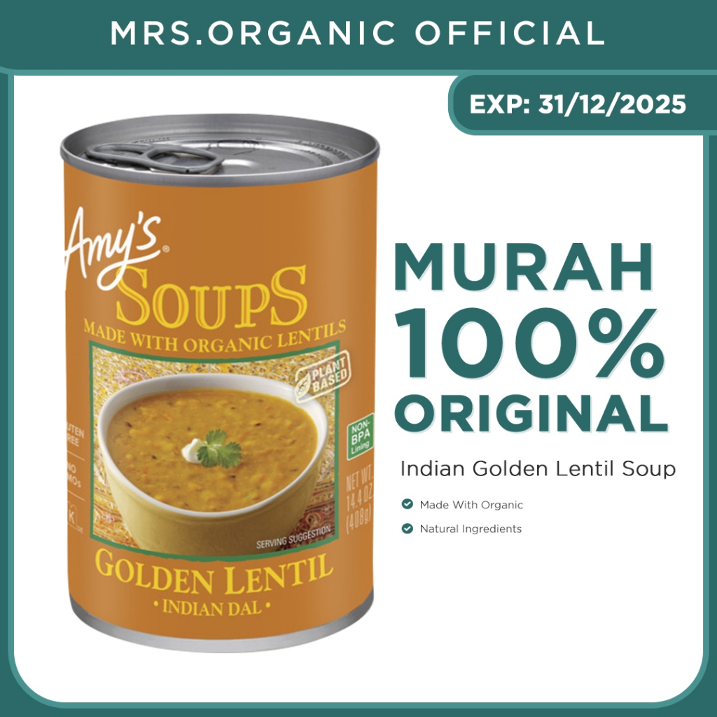 

Amy`S Indian Golden Lentil Soup 408 Gr