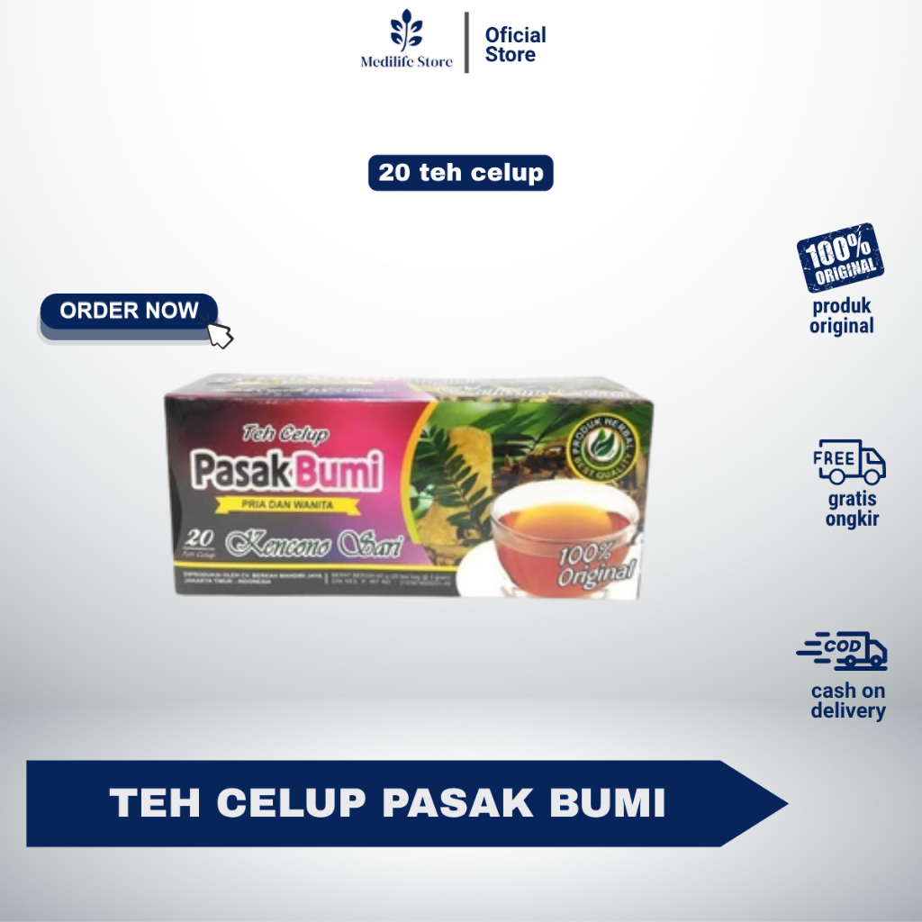 

TEH CELUP PASAK BUMI KENCONO SARI - herbal stamina pria | atasi lelah fisik & mental | original 100%