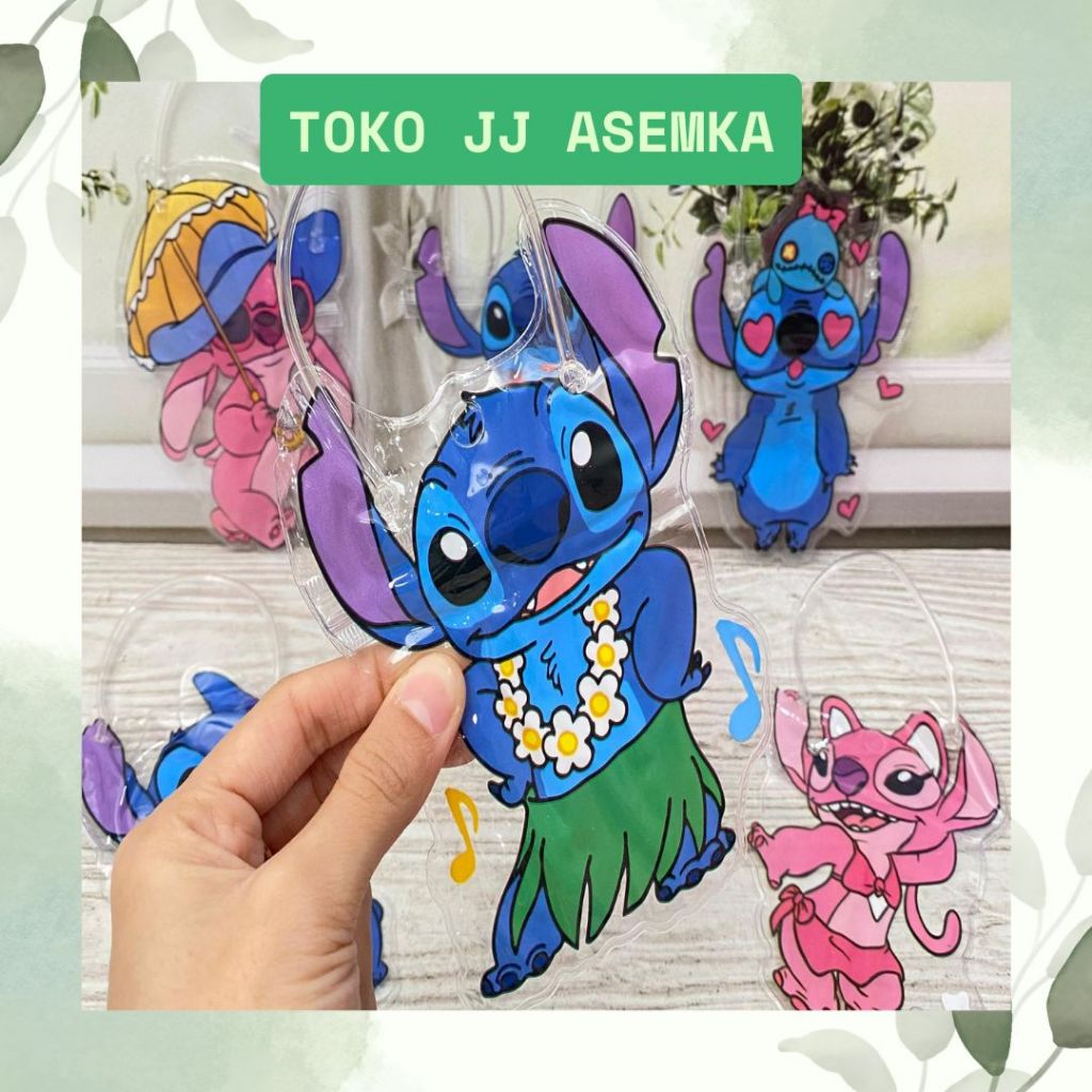 

GOODIEBAG ZIPPER ZIP LOCK PLASTIK ZIPPER MINUMAN GAGANG STITCH MURAH COD STICH