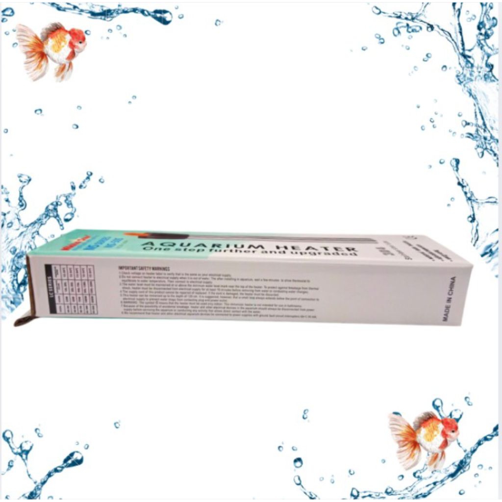HEATER STAINLES NIKITA NS 25S / 50S / 75S / 100S AQUARIUM HEATER OTOMATIS PENGHANGAT AQUARIUM KOLAM