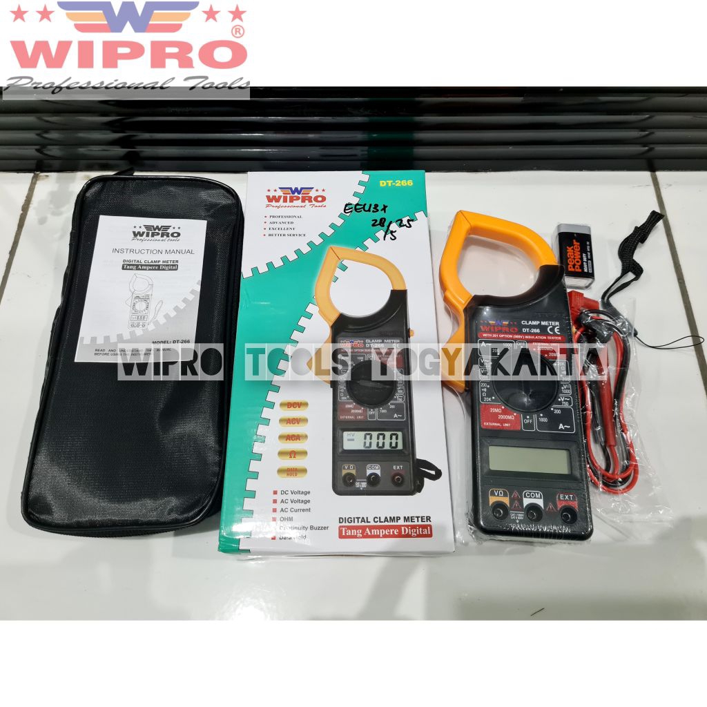 Wipro Tang Ampere Digital DT 266 / Digital Clamp Meter DT 266
