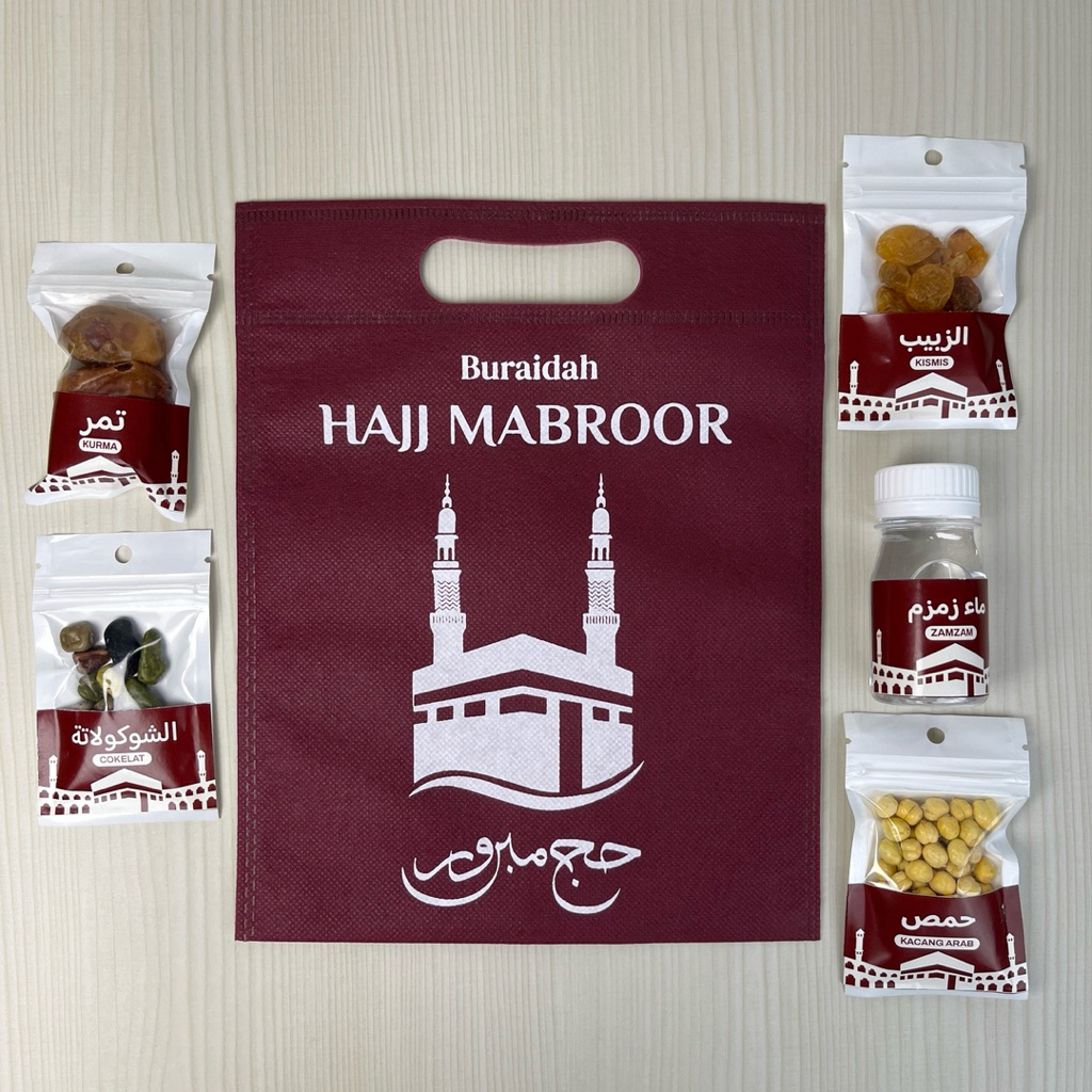 

Paket Qassim Hampers Souvenir Khas Arab Turki Tas Jinjing Spunbond Gift Snack Oleh Oleh Haji Umroh