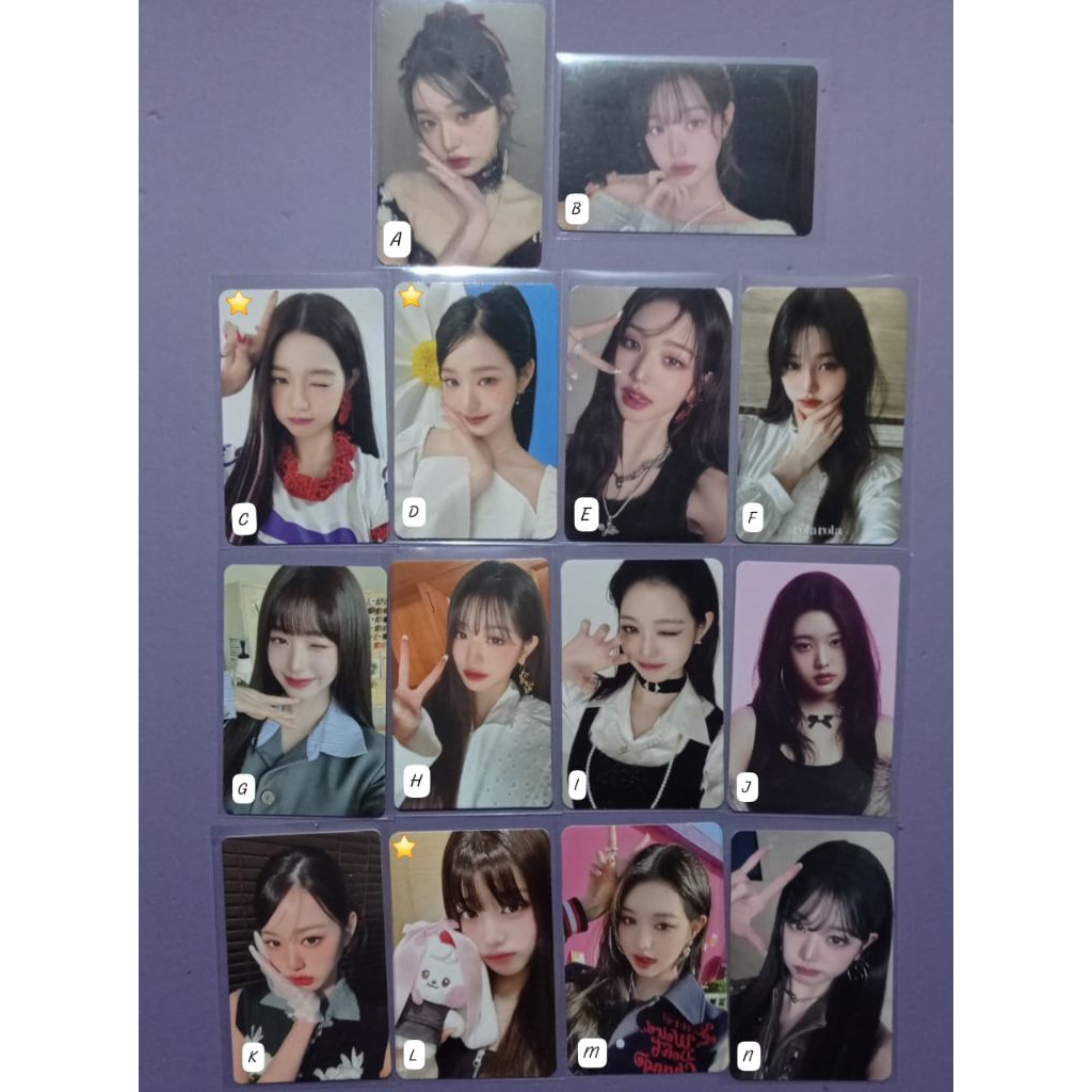IVE Official photocard  Wonyoung Gaeul Rei Liz