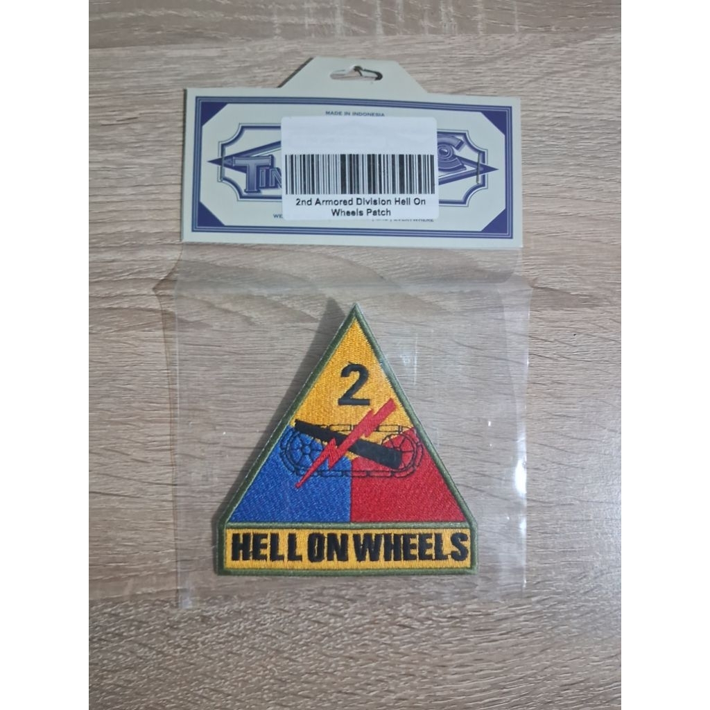 Timechine 2nd Armored Division Hell On Wheels Patch