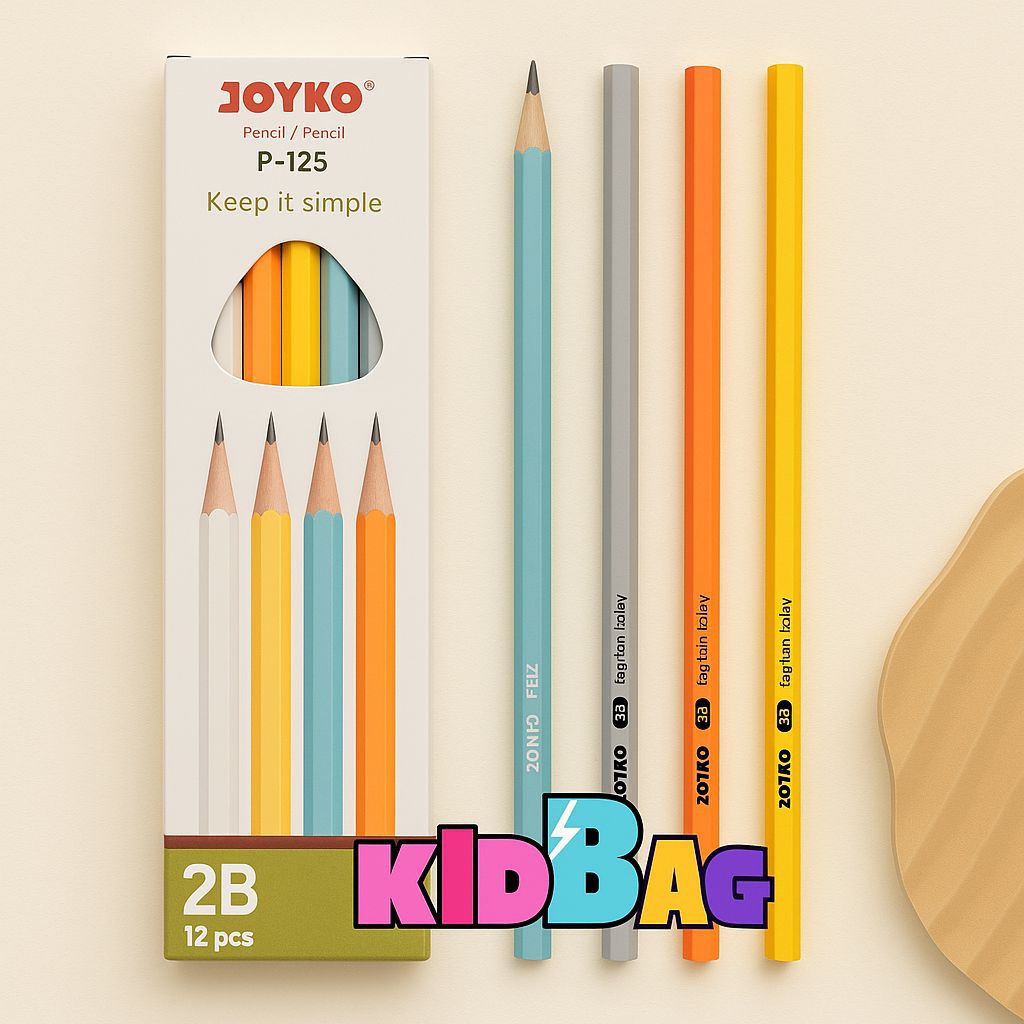 

Pensil JOYKO P-125 2B Satuan / 1 Pcs – Warna Pastel Estetik & Nyaman Digunakan