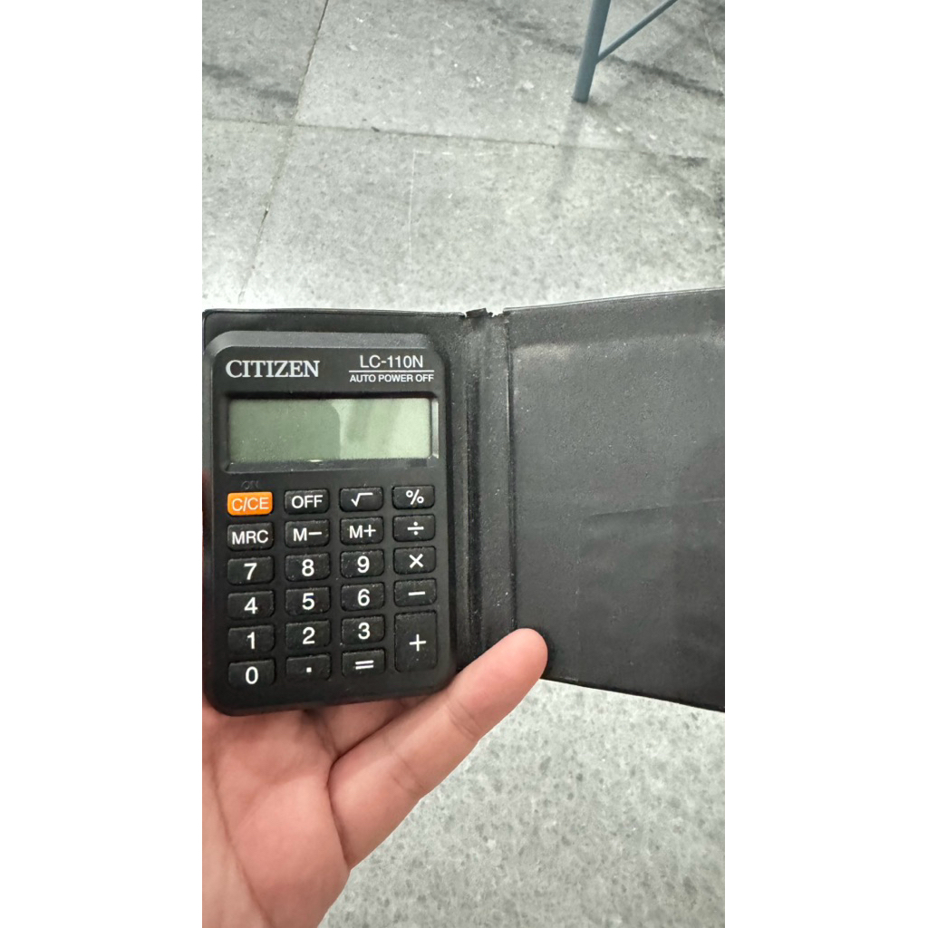 

Calculator Citizen Mini Pocket (Preloved)