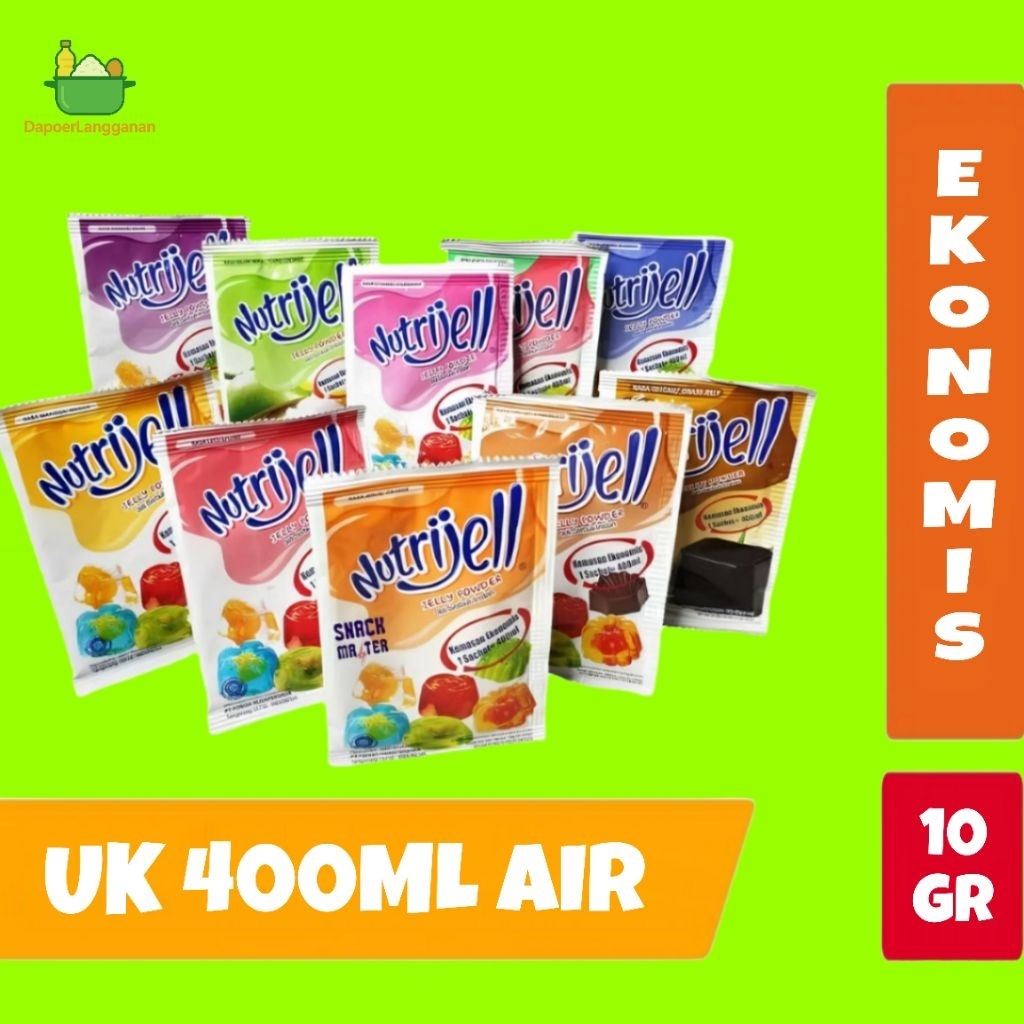 

Nutrijell Jelly Ekonomis 10gr- Rasa Beragam Sehat
