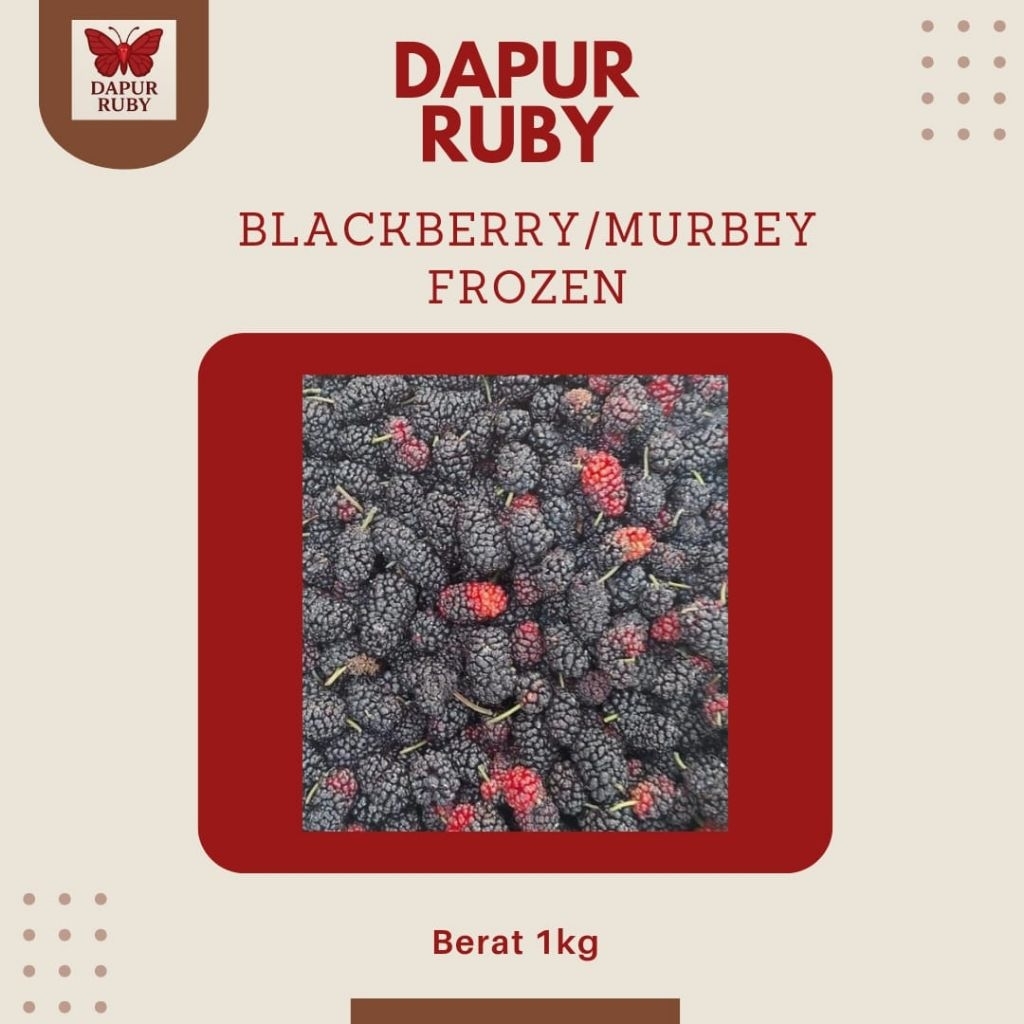 

Buah Blackberry (Murbey) Lokal Frozen 1kg – Buah Murbey - Segar Beku, Siap Konsumsi & Olah