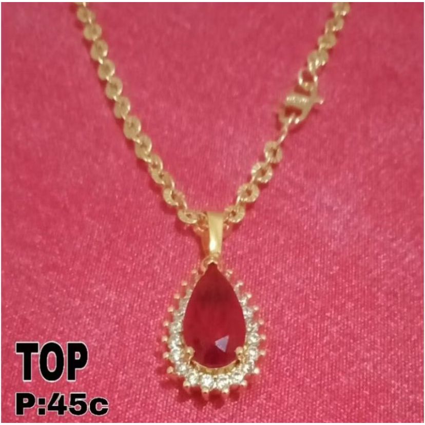 Set Kalung Wanita Kuningan Anti Karat