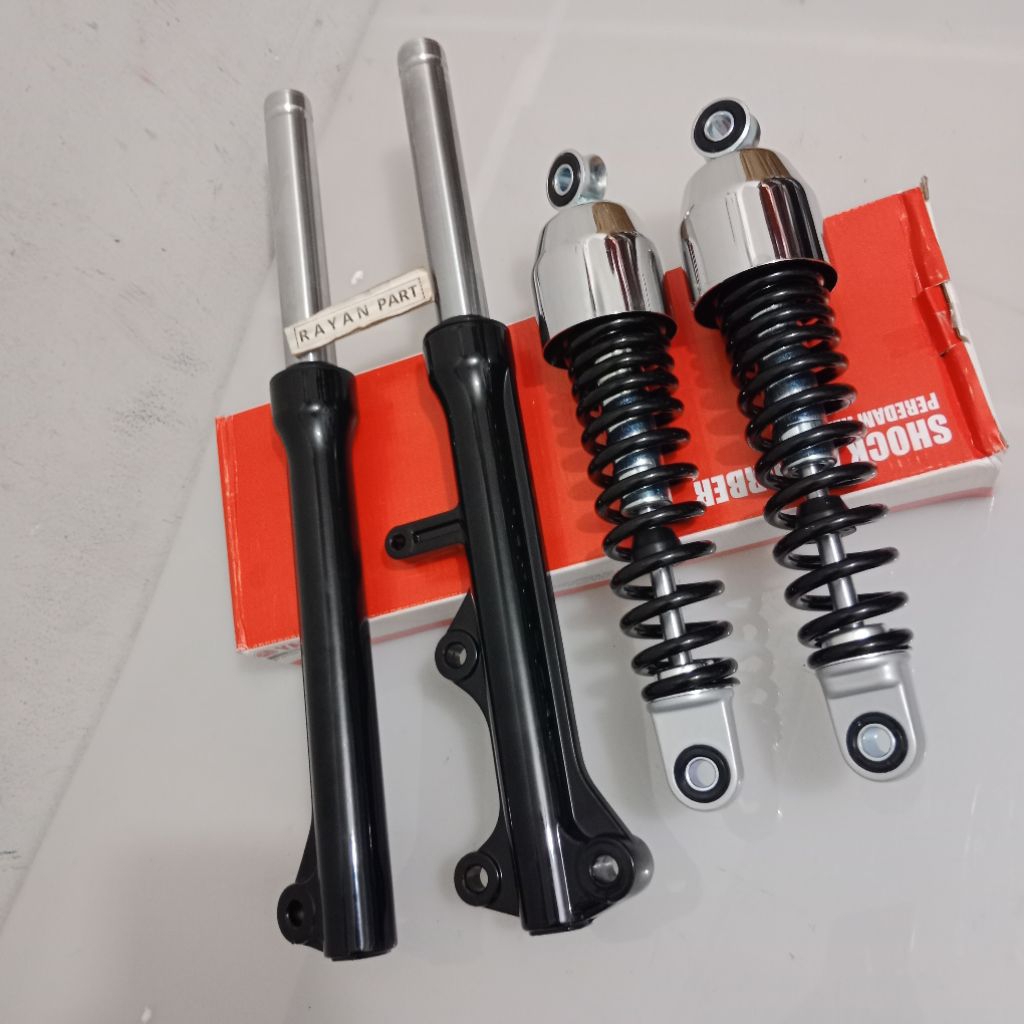SHOCK DEPAN+BELAKANG JUPITER Z1 JUPITER Z NEW SEPASANG KANAN KIRI ORIGINAL