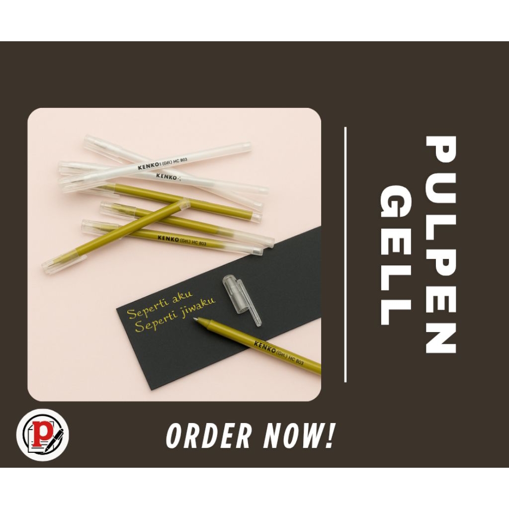 

PULPEN GELL DAN EMAS, GELLPEN WHITE AND GOLD.