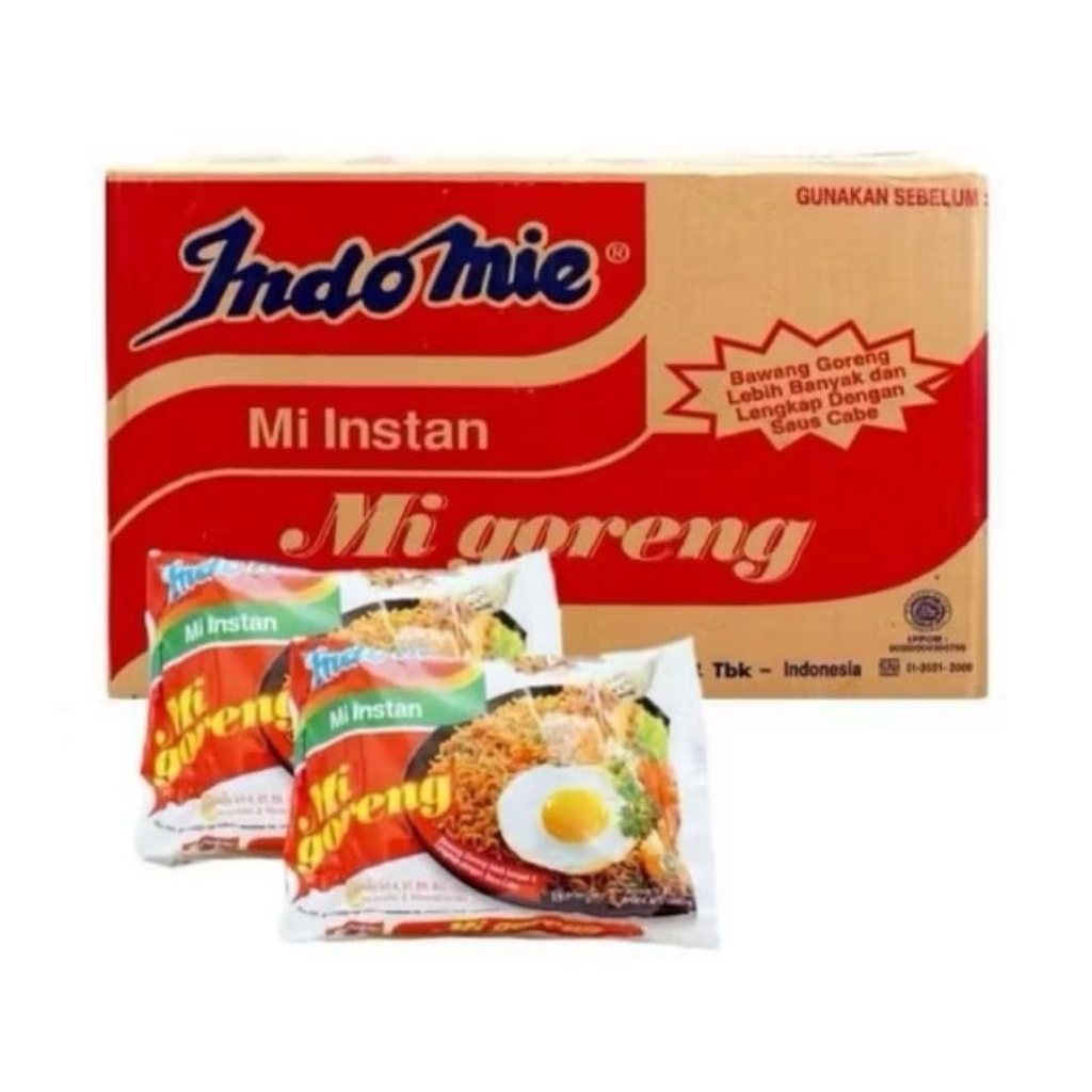 

Indomie Goreng Instan isi 40 pcs (1 dus karton)