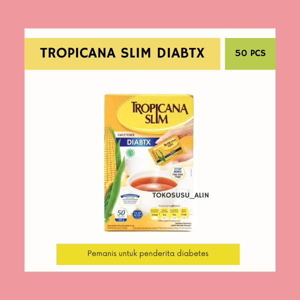 

TROPICANA SLIM DIABTX 50 SACHET PER BOX
