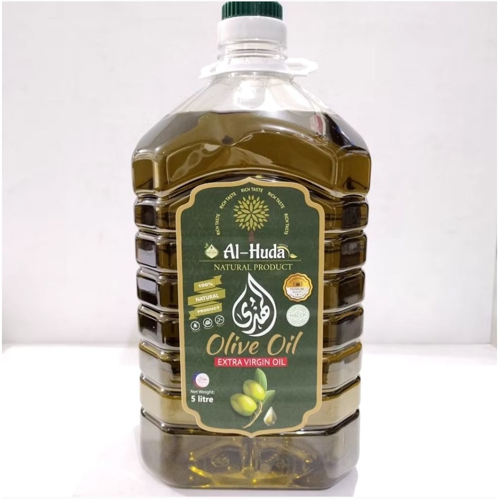 

Minyak Zaitun Al-Huda Extra Virgin Olive Oil - 5 liter