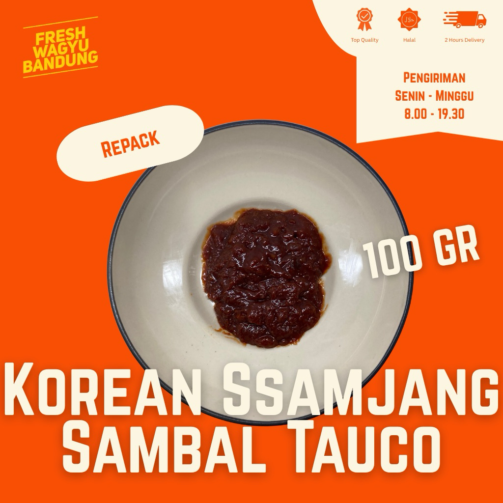 

SSAMJANG REPACK SAMBAL TAUCO KOREA Halal Saus Korean BBQ 100g