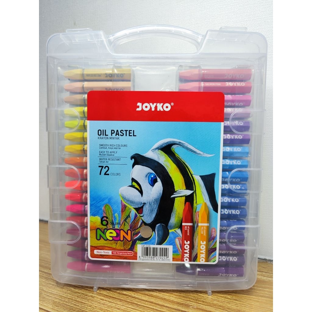 

Joyko Oil Pastel 72 colors Neon Non Toxic - New